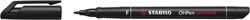 Permanent marker Stabilo 842 0.7mm zwart