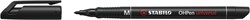 Permanent marker Stabilo 843 1mm zwart