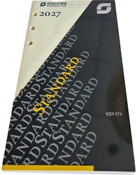 Agenda calendarium 2027 Succes Standard 7d/2 pagina's cremekleurig in cellofaan XTQ7C.27 900132