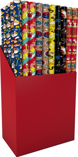 Sinterklaaspapier 200x70cm assorti