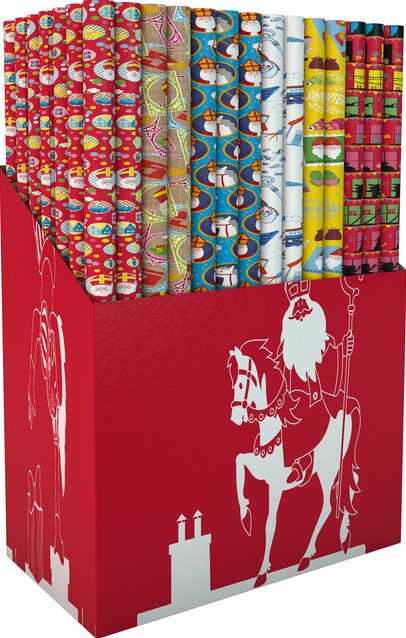 70 cm x 3 meter - 6 rollen - Incl. 20 Sint Naamstickers