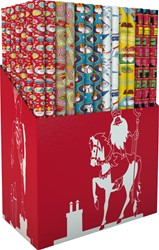 Sinterklaaspapier 250X46.5cm assorti