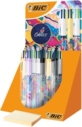 Balpen BIC 4 kleuren Botonical & Tie Dye