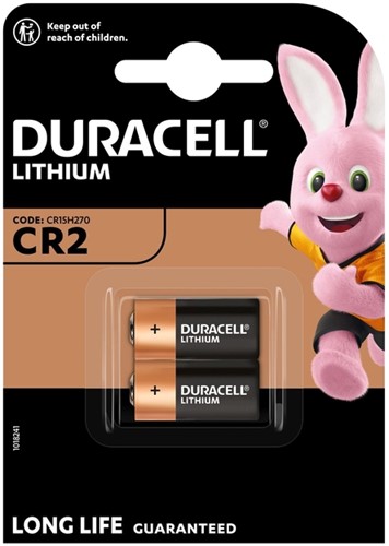 Batterij Duracell 2x CR2 lithium 