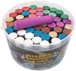 Stoepkrijt Jamasia 50 stuks assorti