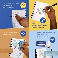 Correctbook notitieboek A5 lijn 20 vel uitwisbaar omslag wit-2