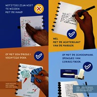 Correctbook notitieboek A5 lijn 20 vel uitwisbaar omslag wit-3