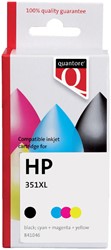 Inktcartridge Quantore alternatief voor HP CB338EE 351XL kleur