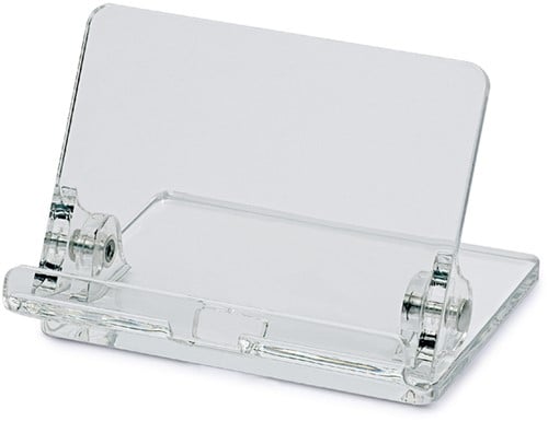 Telefoon- en tabletstandaard Maul acryl 9,7x10,x,7,6cm standhoek instelbaar