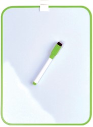 Whiteboard Desq 21,5 × 28 cm + marker groen profiel