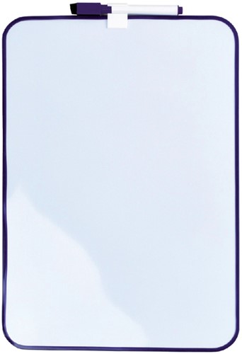 Whiteboard Desq 24 × 34 cm + marker paars profiel