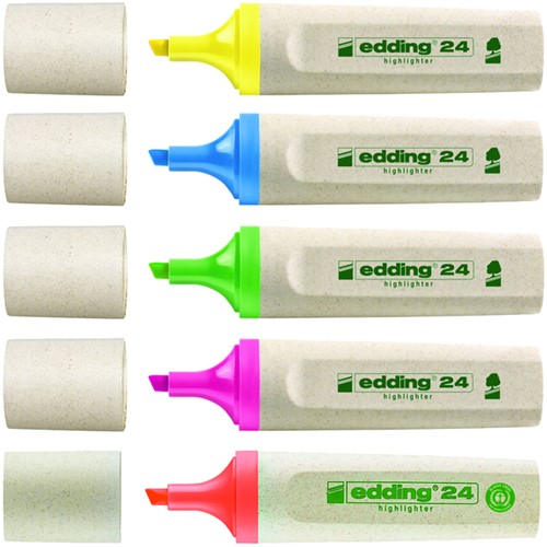 Markeerstift Edding 24 Eco roze | afname per 10 stuks-2