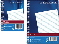 Notitieboek Atlanta 10,3x7,4cm lijn 48 vel spiraalgebonden