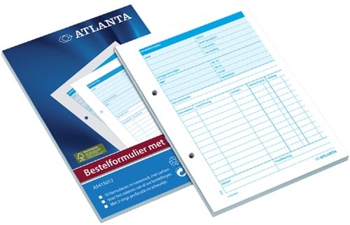 Bestelformulier Atlanta A5415-051 A5 50X 2 vel zelfkopiërend