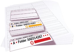 Ruiterstrook AG51102 bedrukbaar voor Alzicht hangmap 20 vel