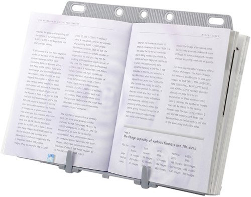 Documenthouder Fellowes booklift zilvergrijs 21140