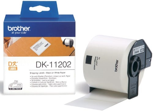 Etiket Brother DK-11202 100x62mm wit 300 stuks
