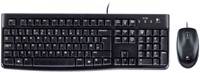 Toetsenbord + muis Logitech MK120 Qwerty USB zwart