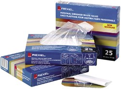 Opvangzakken plastic 115 liter voor Rexel papierversnipperaars - verpakt per 100 stuks (400709)