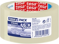 Verpakkingstape Tesa 57167 50mmx66m transparant PP