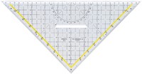 Geodriehoek Aristo 1648/2 320mm met greep transparant
