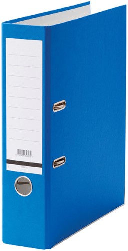 Ordner Budget A4 brede rug 80mm karton blauw | afname per 20 stuks