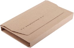 Wikkelverpakking CleverPack A4 + zelfklevende strip bruin 25 stuks