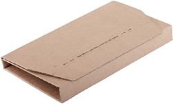 Wikkelverpakking CleverPack A5 + zelfklevende strip bruin 25 stuks