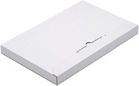 Brievenbusbox CleverPack A4 350x230x26mm karton wit 5 stuks