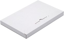 Brievenbusbox Dijkgraaf A4 350x230x28mm karton wit 5 stuks