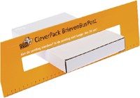 Brievenbusbox CleverPack A4 350x230x26mm karton wit 5 stuks-3