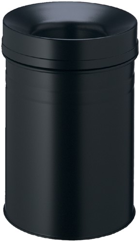Papierbak met vlamdover Durable 3325-01 15 liter zwart