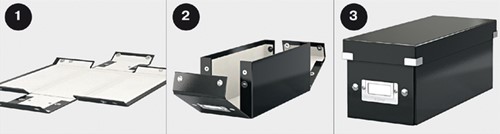 Ladenbox Leitz Click & Store 4 laden 290x283x360mm zwart-2