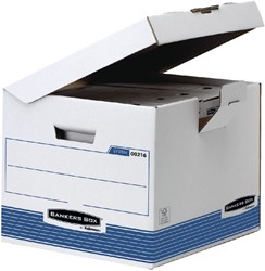 Archiefdoos Bankers Box system flip top kubus 350x293x370mm | afname per 10 stuks