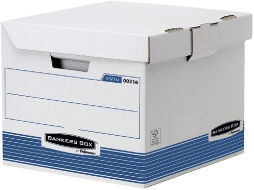 Archiefdoos Bankers Box system flip top kubus 350x293x370mm | afname per 10 stuks-2
