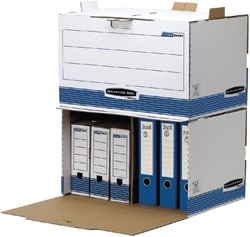 Archiefdoos Fellowes Bankers Box system t.b.v. ordner/ringband 540x325x375mm | afname per 5 stuks