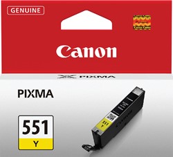 Inktcartridge Canon CLI-551Y geel