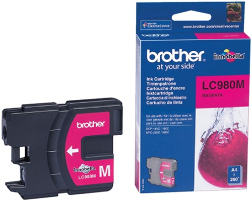 Inktcartridge Brother LC-980M magenta