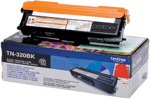 Toner Brother TN-320Bk zwart