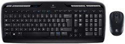 Toetsenbord Logitech MK330 Qwerty + muis draadloos zwart