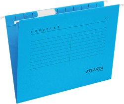 Atlanta Euroflex verticale hangmap A4 - 330 mm met V-bodem blauw (25 stuks Atlanta Euroflex verticale hangmap A4 - 330 mm met V-bodem blauw (25 stuks