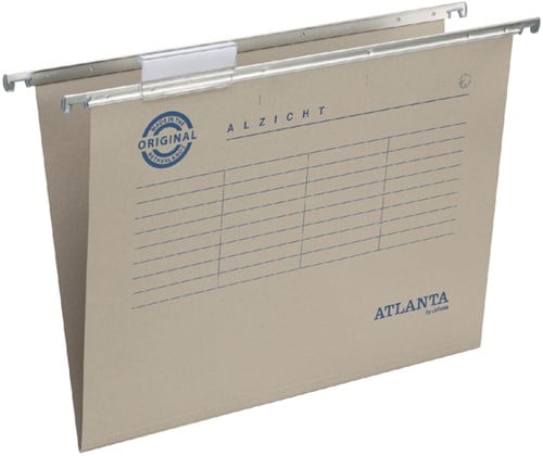 Hangmap Atlanta Alzicht A6620-15 folio V-bodem grijs | afname per 25 stuks
