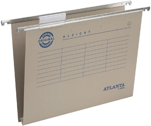 Hangmap Atlanta Alzicht A6622-14 A4 U-bodem 30mm grijs | afname per 25 stuks