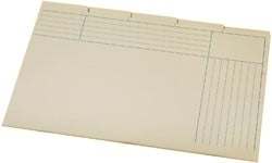 Binnenmap A6200-5 folio 5-tabs chamois