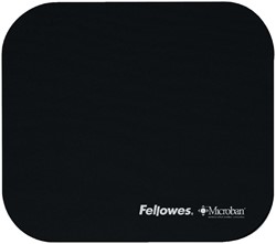 Muismat Fellowes microban anti-bacterieel 230x204x4mm zwart 5933907