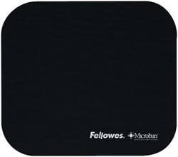 Muismat Fellowes microban anti-bacterieel zwart 5933907