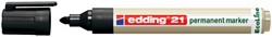 Permanent marker Edding 21 Eco 1.5-3mm zwart