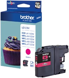 Inktcartridge Brother LC-123M magenta