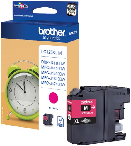 Inktcartridge Brother LC-125XLM magenta
