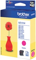 Inktcartridge Brother LC-121M magenta